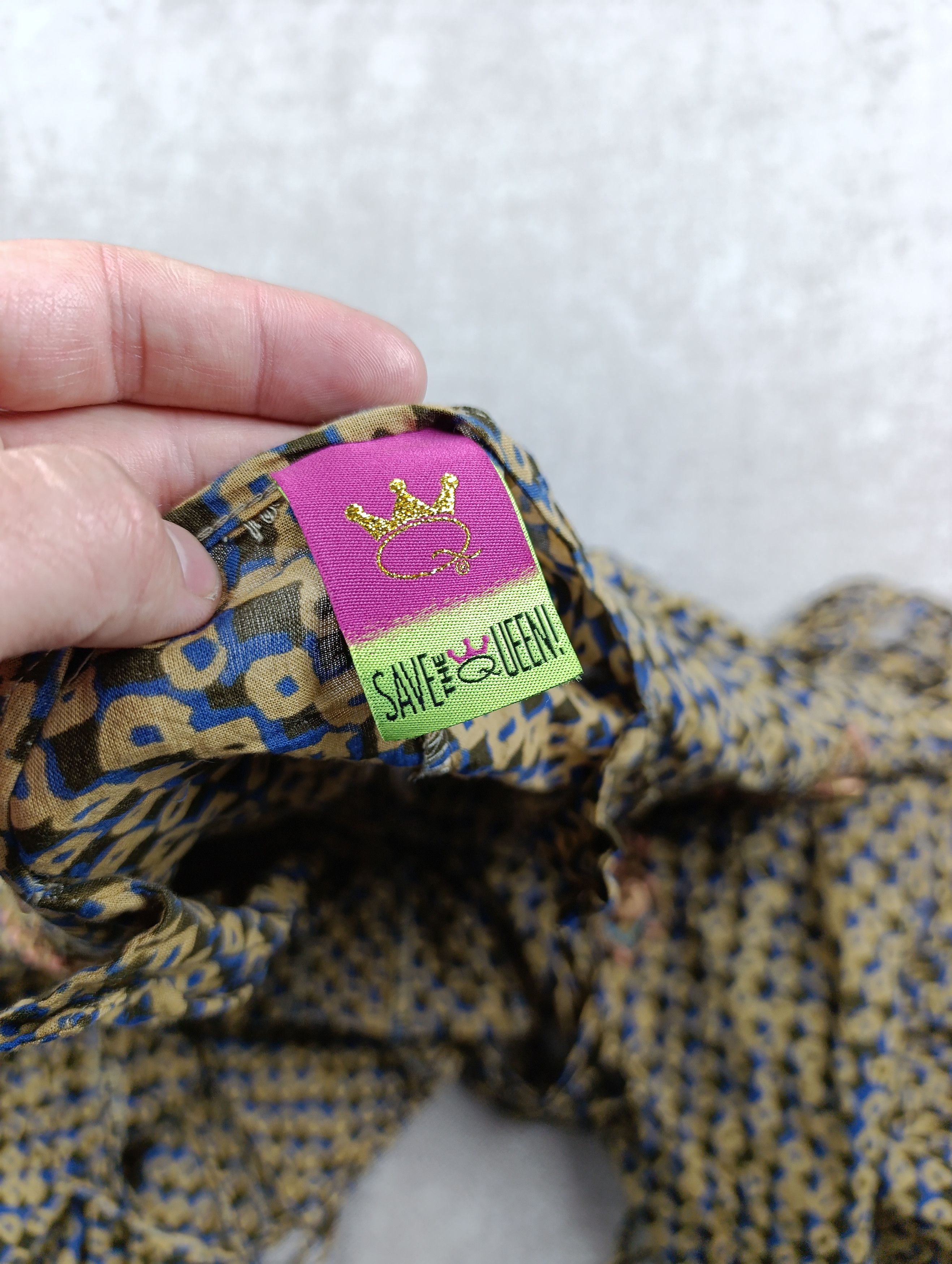 Other SAVE THE QUEEN WOMENS AVANT-GARDE BLOUSE TUNIC Size XL / US 12-14 / IT 48-50 - 10 Thumbnail
