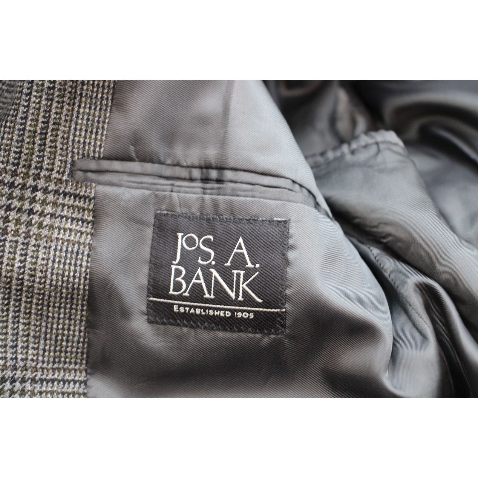 Jos. A. Bank Jos A Bank Blazer Mens 41R 100% Wool Lined 2 Button Size 40R - 4 Thumbnail