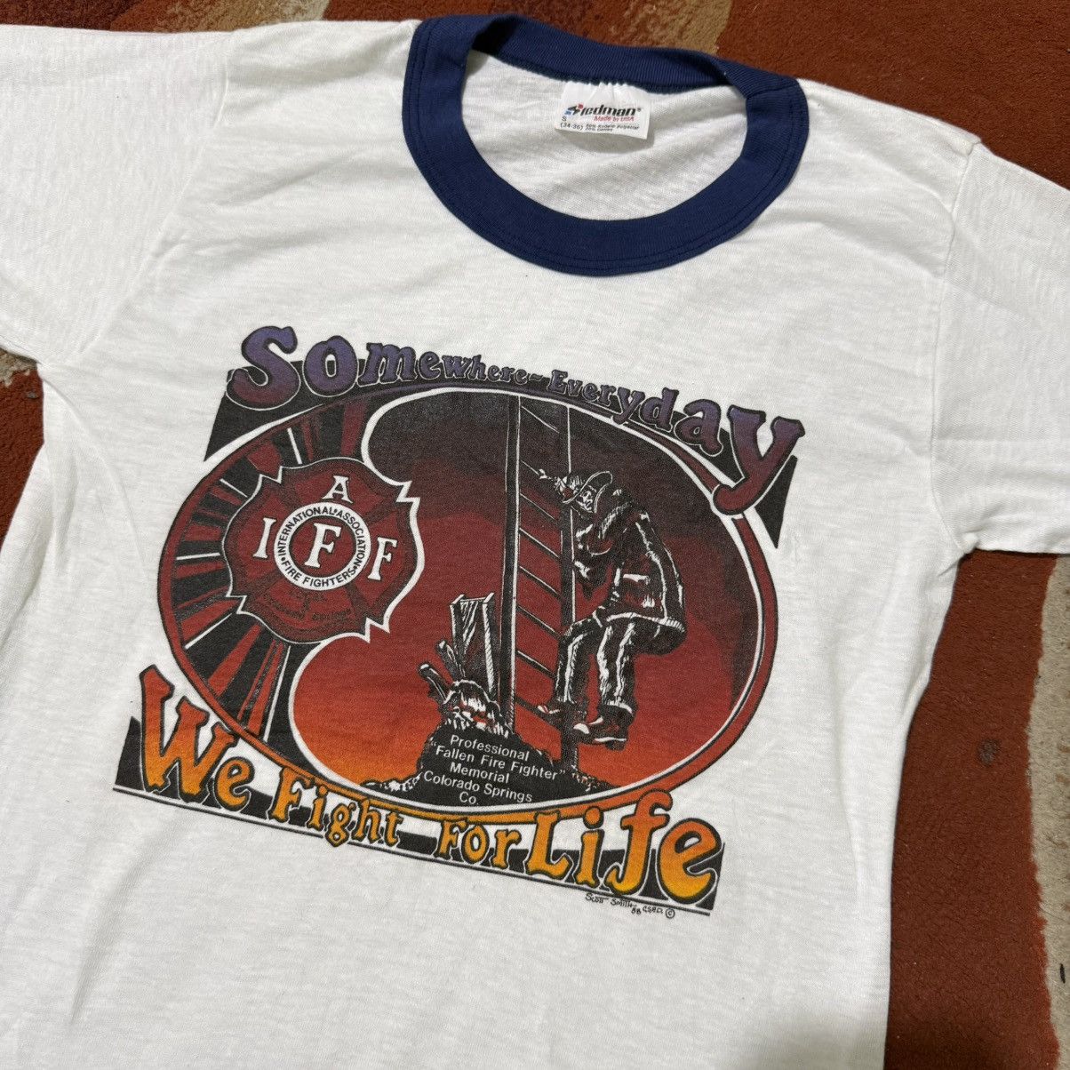 Vintage Vintage Ringer Tee 80's Size US S / EU 44-46 / 1 - 2 Thumbnail
