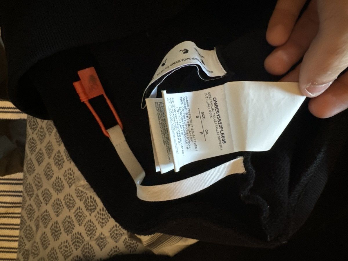 Off-White Off-White Black and White zip up hoodie Size US S / EU 44-46 / 1 - 5 Thumbnail