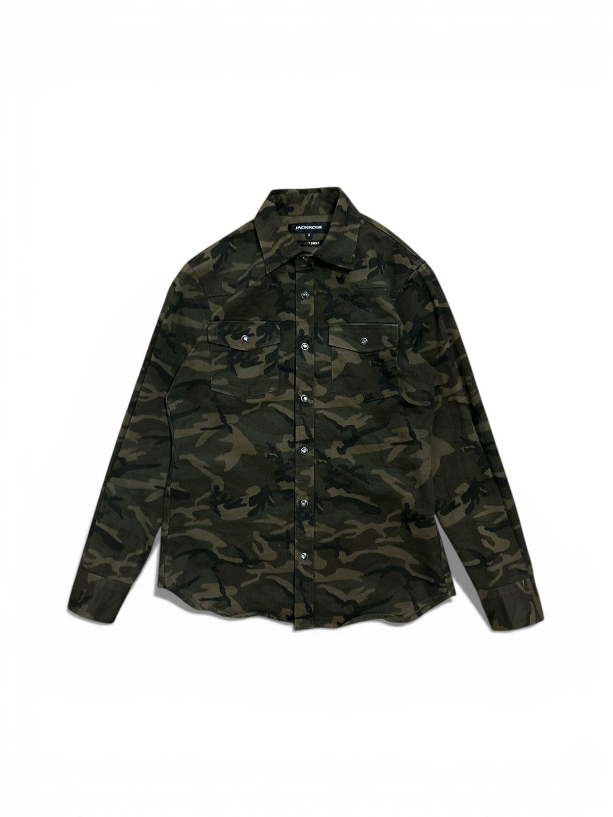JACKROSE 🔥 Jackrose Japan Camo Western Shirt - Made in Japan Size US M / EU 48-50 / 2 - 1 Thumbnail
