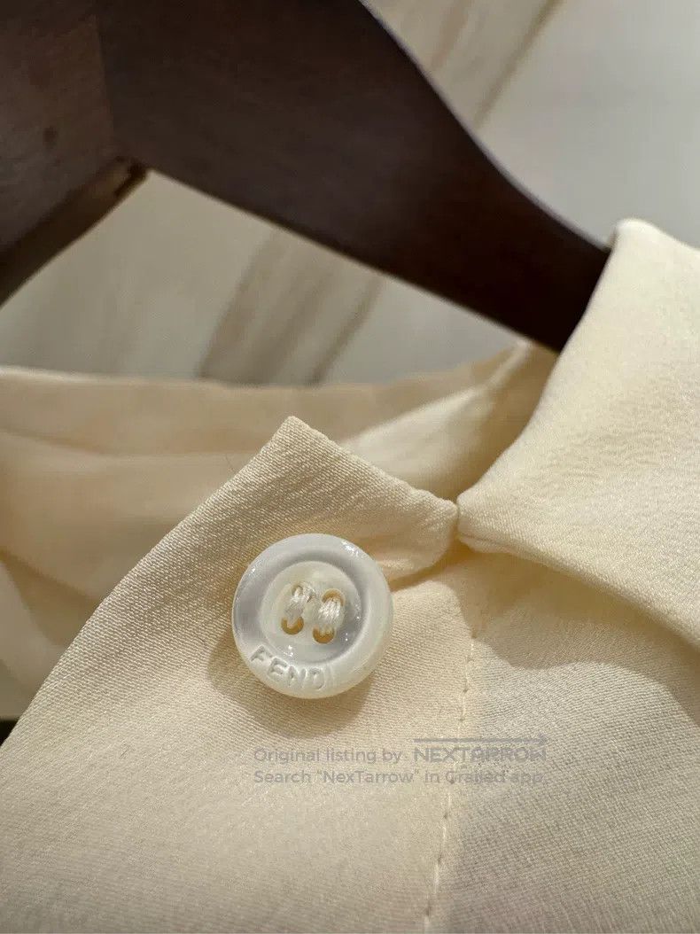 Fendi Fendi Silky white shirt Size XS / US 0-2 / IT 36-38 - 4 Thumbnail