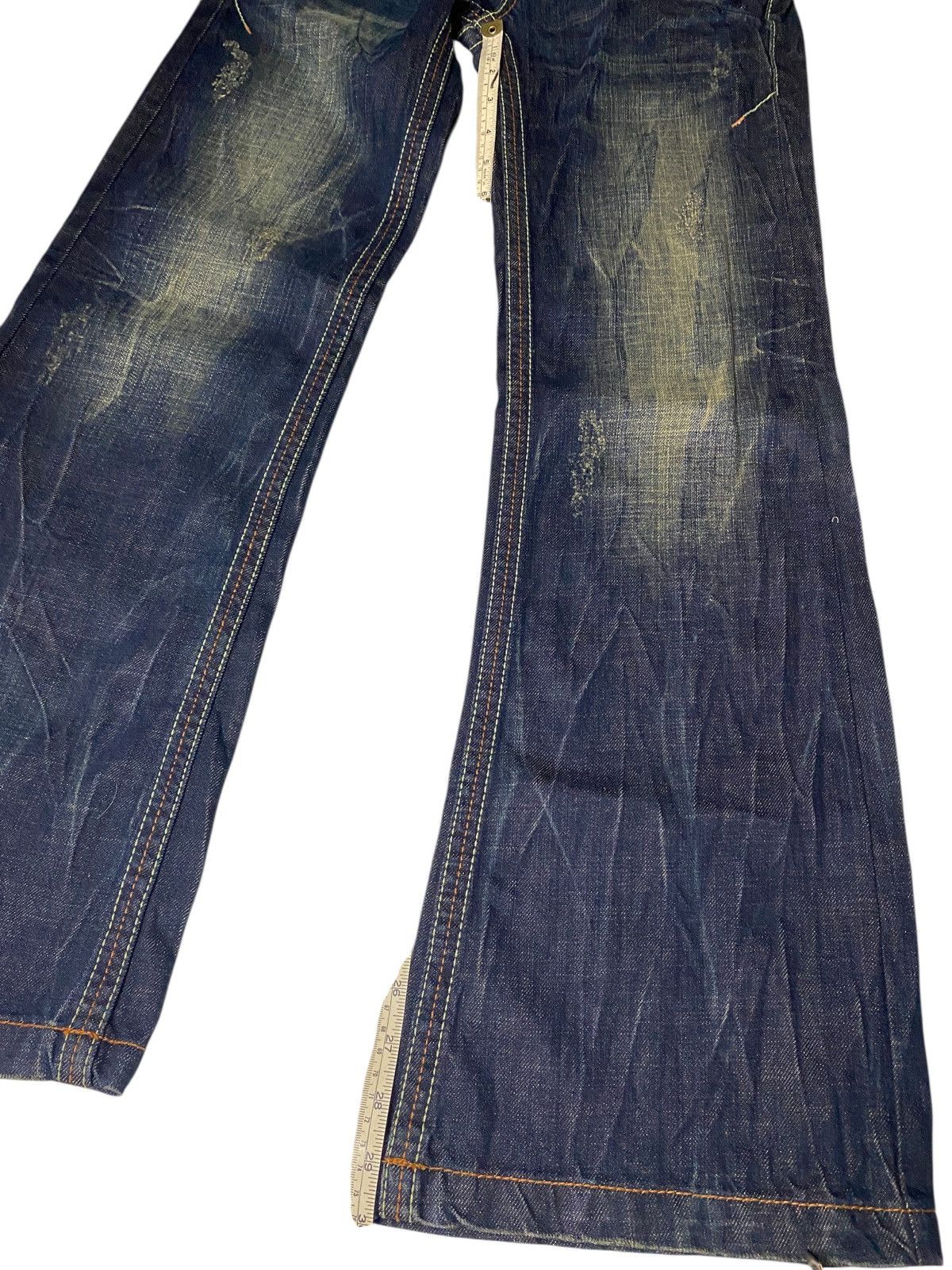 If Six Was Nine 2000's D.I.A Mudwash Clawmark Flared Jeans Size US 26 / EU 42 - 9 Thumbnail