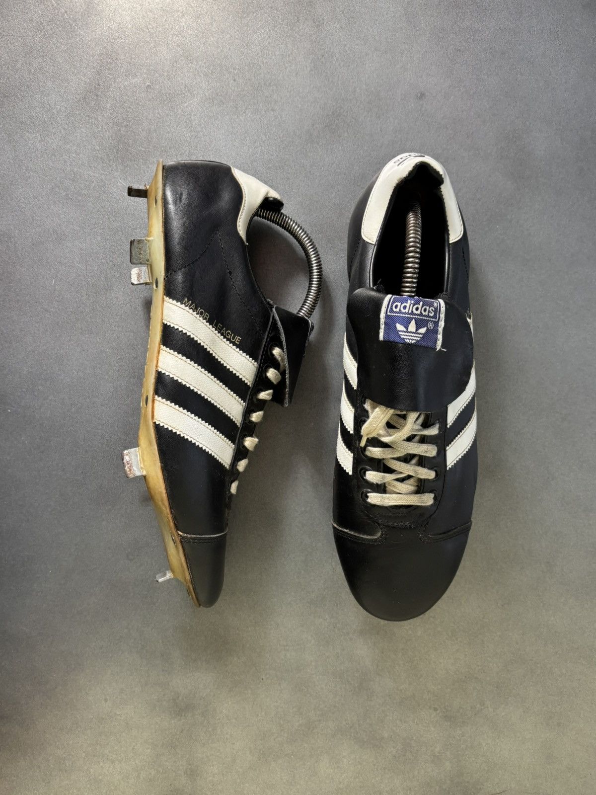 Adidas × Vintage 1970s Adidas Major League Cleats 80s Vintage Adidas Sport 9 Size US 9 / EU 42 - 2 Thumbnail