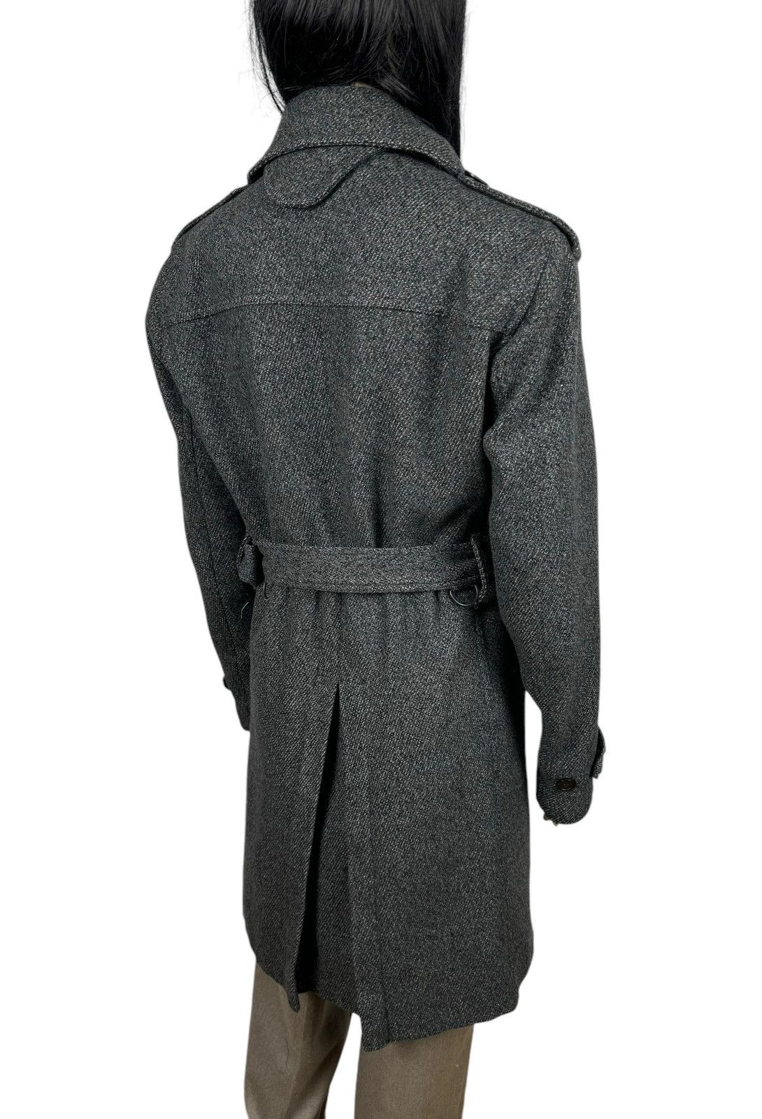 Sandro Sandro Wool Overcoat Double-Breasted Belted Coat size XS Size XS / US 0-2 / IT 36-38 - 9 Thumbnail