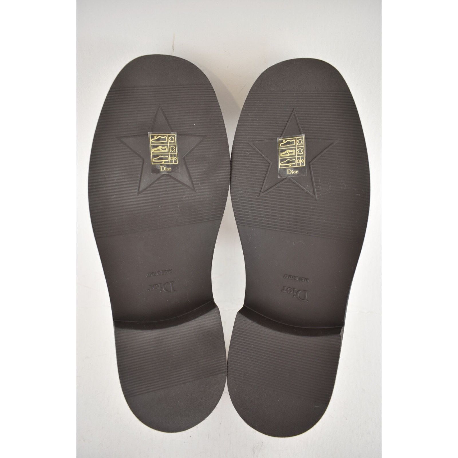 Dior Dior Boy Amber Brown Brushed Calfskin Leather Gold Logo Size US 9 / IT 39 - 12 Thumbnail