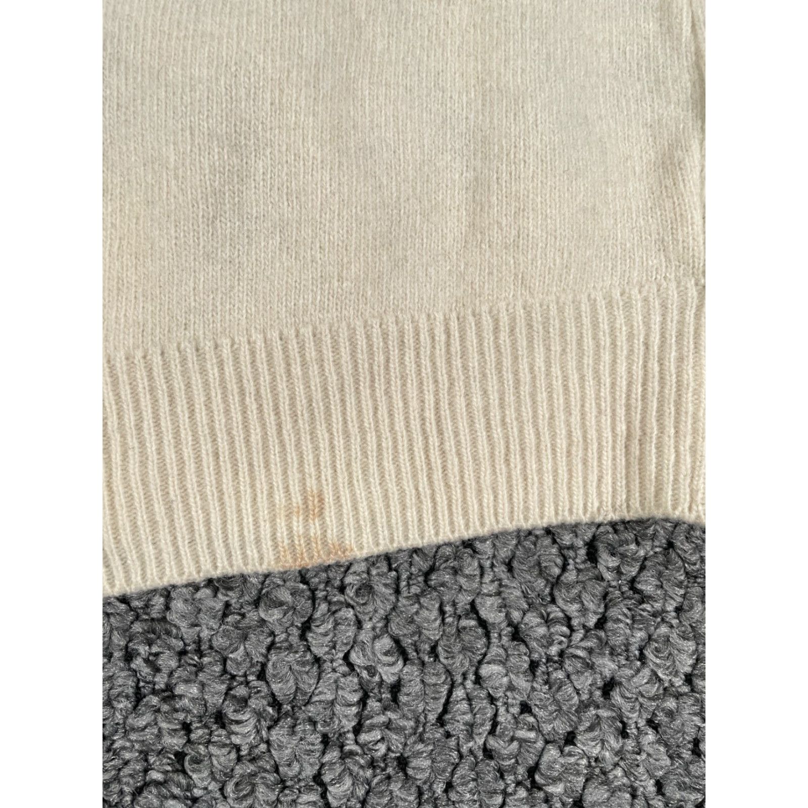 Vintage VINTAGE 80s Monte Carlo Lambs Wool Geometric Abstract Pattern Sweater Mens Small Ivory Size US S / EU 44-46 / 1 - 6 Thumbnail