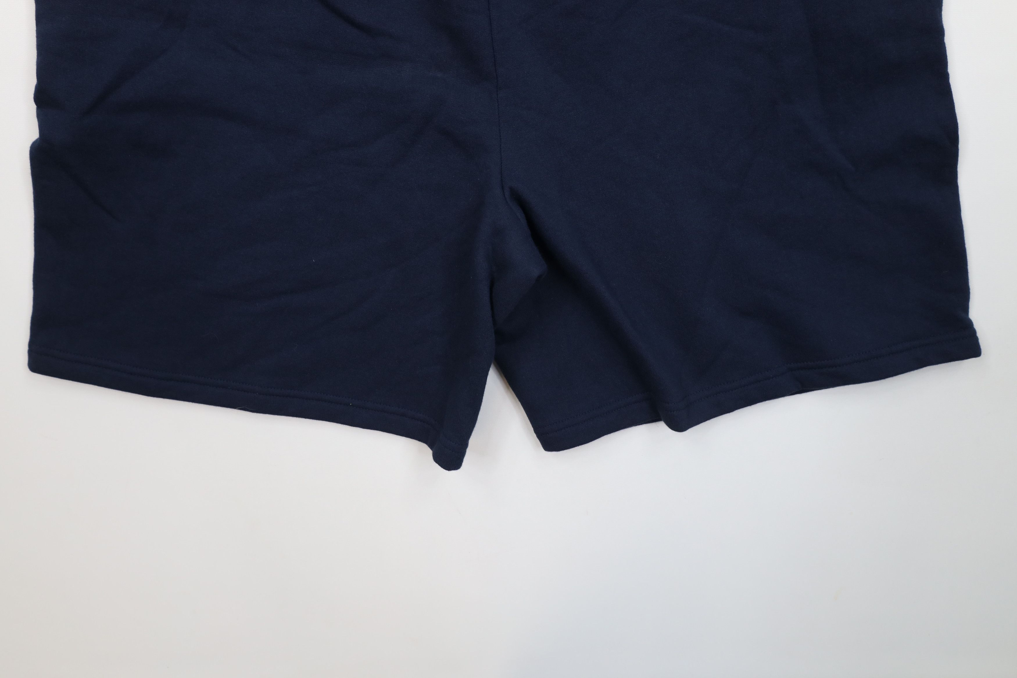 Vintage Vintage 90s Streetwear Blank Sweatpants Shorts Navy Blue Size US 40 / EU 56 - 10 Thumbnail