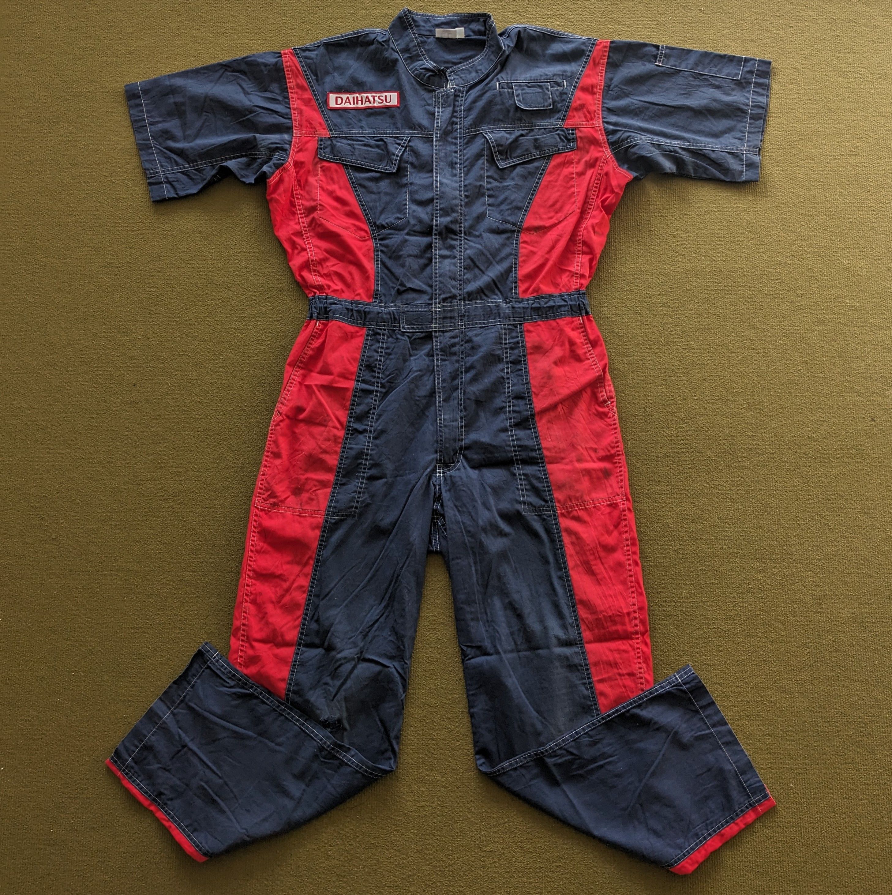 Japanese Brand Vintage DAIHATSU Racing Coverall Workwear Jacket Size US L / EU 52-54 / 3 - 2 Thumbnail
