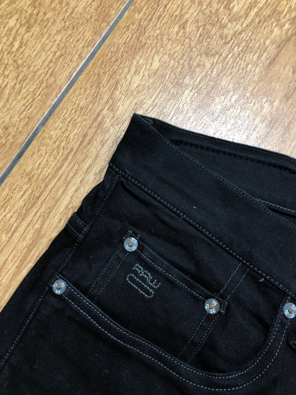 G-Star G-STAR 3301 Super Slim Jeans Stretch Button Fly Denim Black Size US 38 / EU 54 - 12 Thumbnail