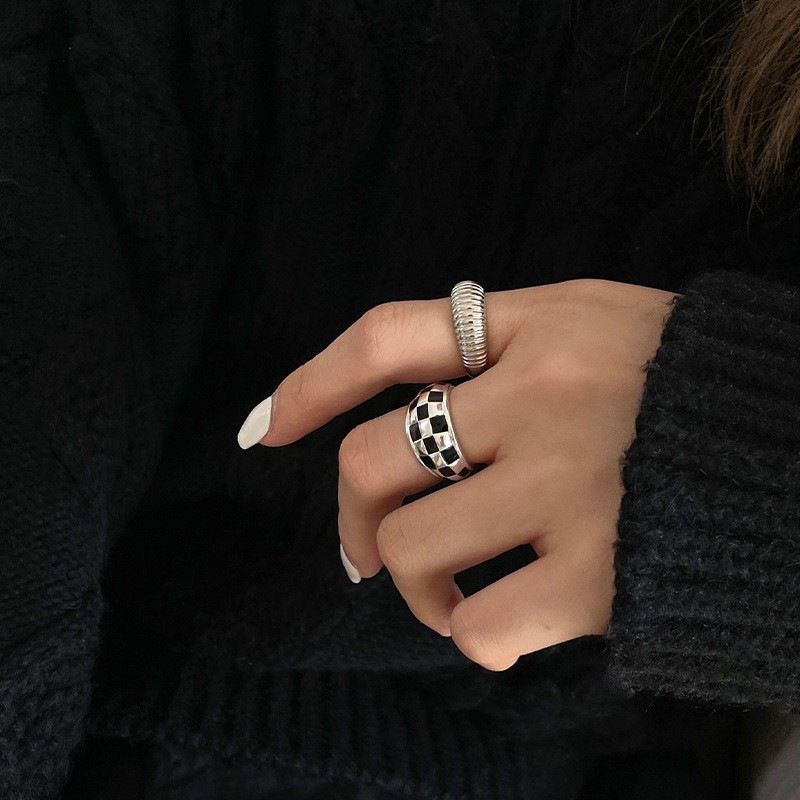 Jewelry Hip-hop Jewelry Rings Open Size Chrome Ring (Size 7-13) Size ONE SIZE - 4 Thumbnail