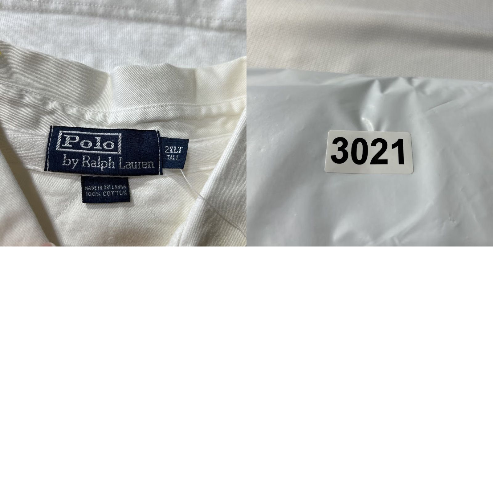 Polo Ralph Lauren Polo Ralph Lauren Rugby Shirt Mens XXLT White Blue Stripe Long Sleeve Polo Size US XXL / EU 58 / 5 - 8 Thumbnail