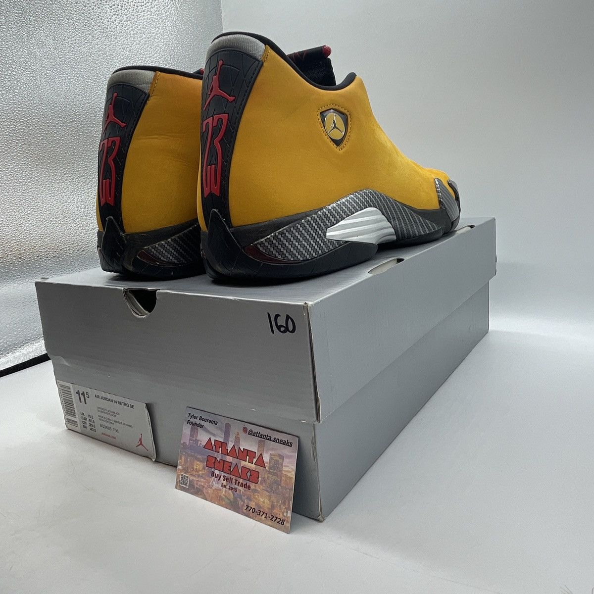 Jordan Brand Air Jordan 14 reverse Ferrari Size US 11.5 / EU 44-45 - 5 Thumbnail