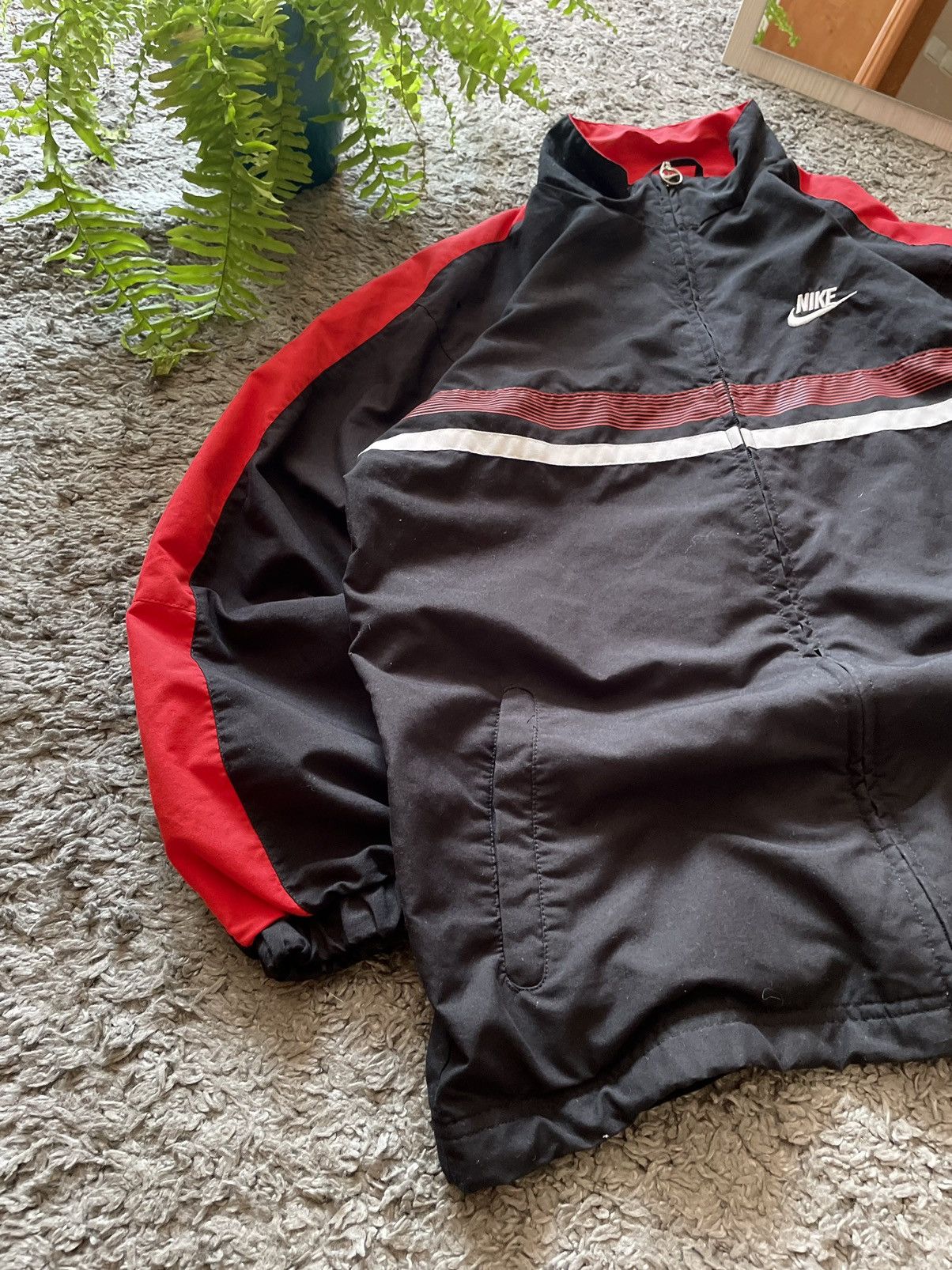 Nike × Vintage 00s Nike Vintage Light Jacket Streetwear Logo Swoosh Size US M / EU 48-50 / 2 - 6 Thumbnail