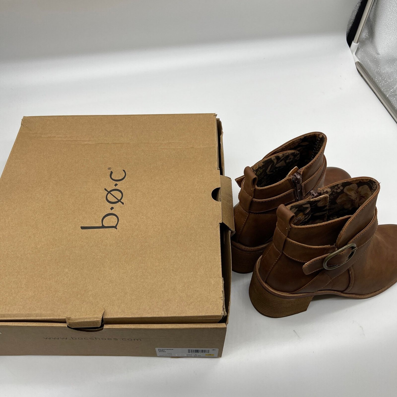 Other BOC by Born Womens Foxy Stacked Heel Booties Size 9M Size US 9 / IT 39 - 16 Thumbnail