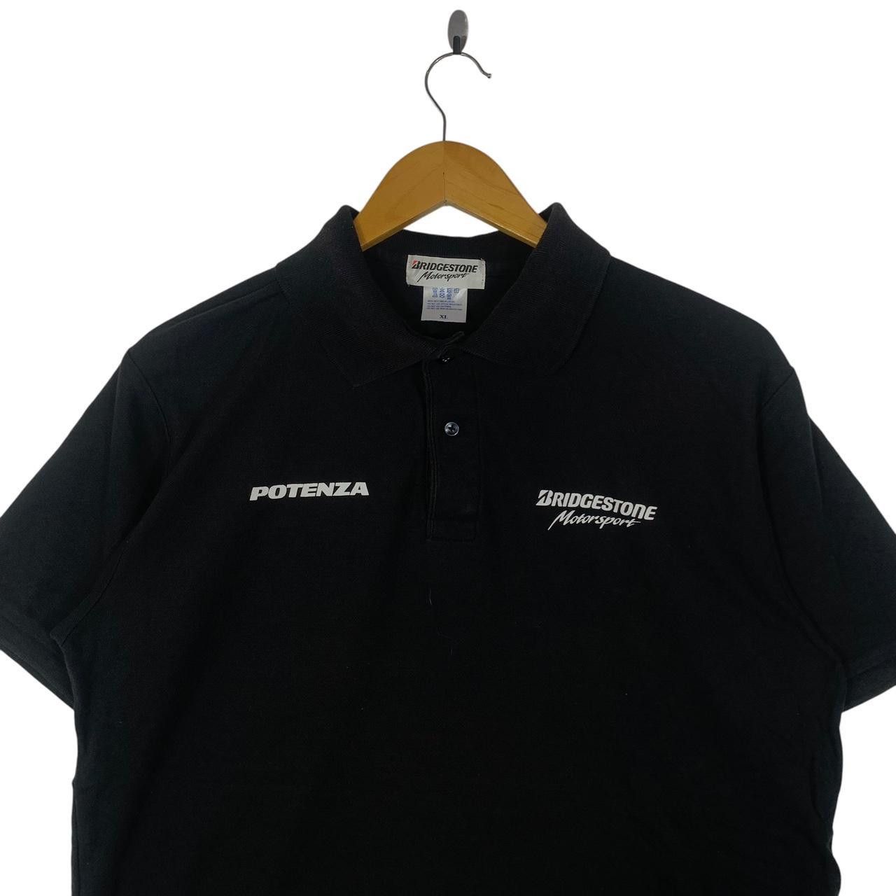 Vintage Vintage BRIDGESTONE MOTORSPORT POTENZA Polo Tee Size US XL / EU 56 / 4 - 2 Thumbnail