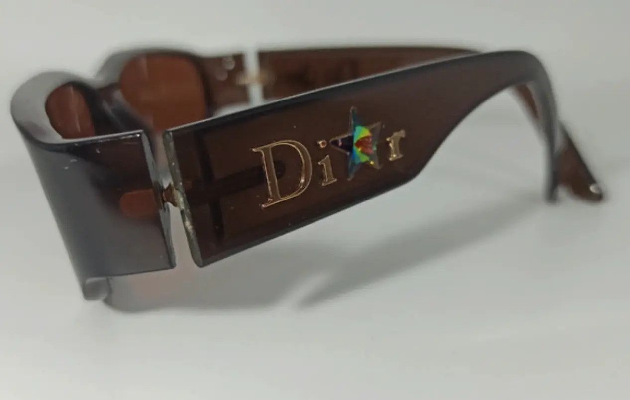 Christian Dior Monsieur Dior Sunglasses Shiny 2 Ski Bike Pop Rimless Vintage Size ONE SIZE - 2 Thumbnail