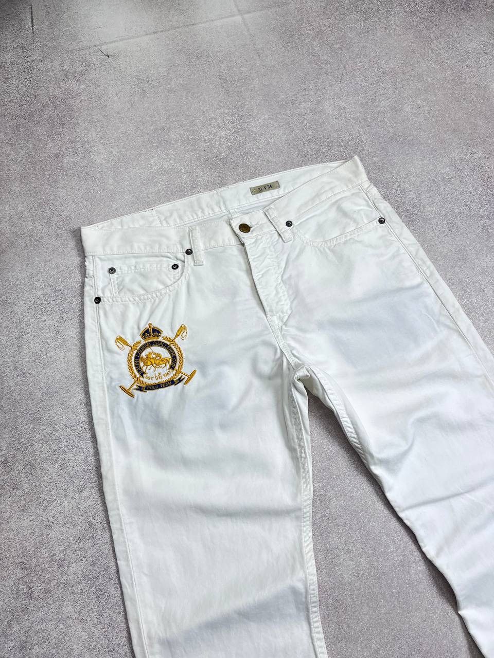 Polo Ralph Lauren × Vintage VINTAGE POLO RALPH LAUREN WHITE CHINO PANTS Y2K 31x34 Size US 32 / EU 48 - 3 Thumbnail