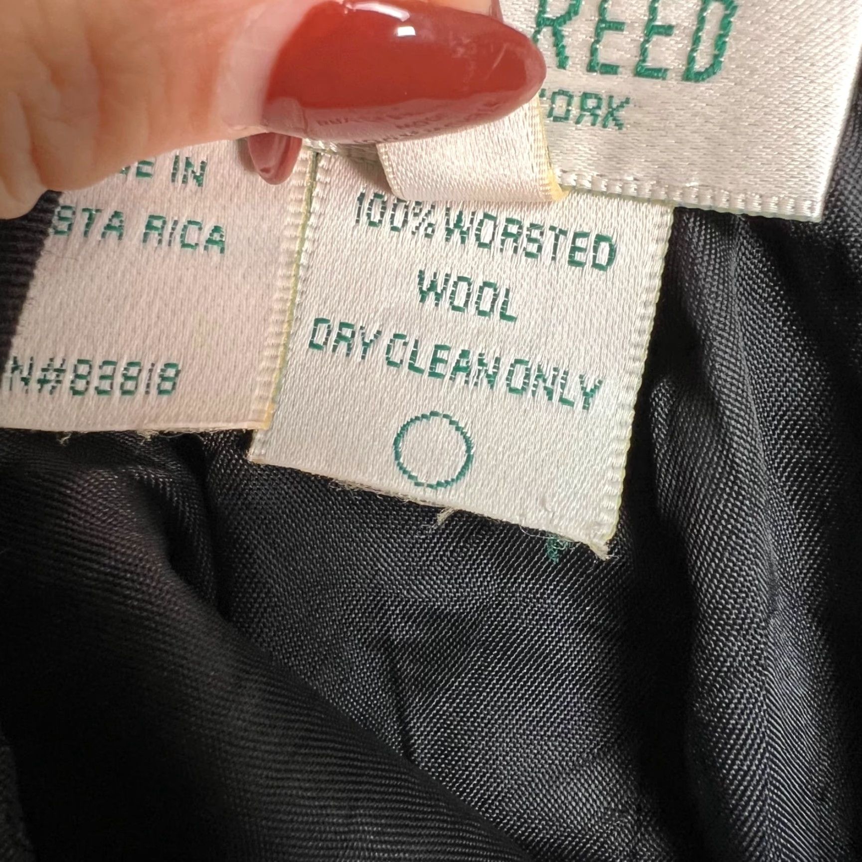 Austin Reed Austin Reed Womens Skirt Midi Black Wool Formal Wear Size 4 Lined Pencil - Dressy, Dry Clean Only - 8/10 Ladies Size 27" / US 4 / IT 40 - 4 Thumbnail