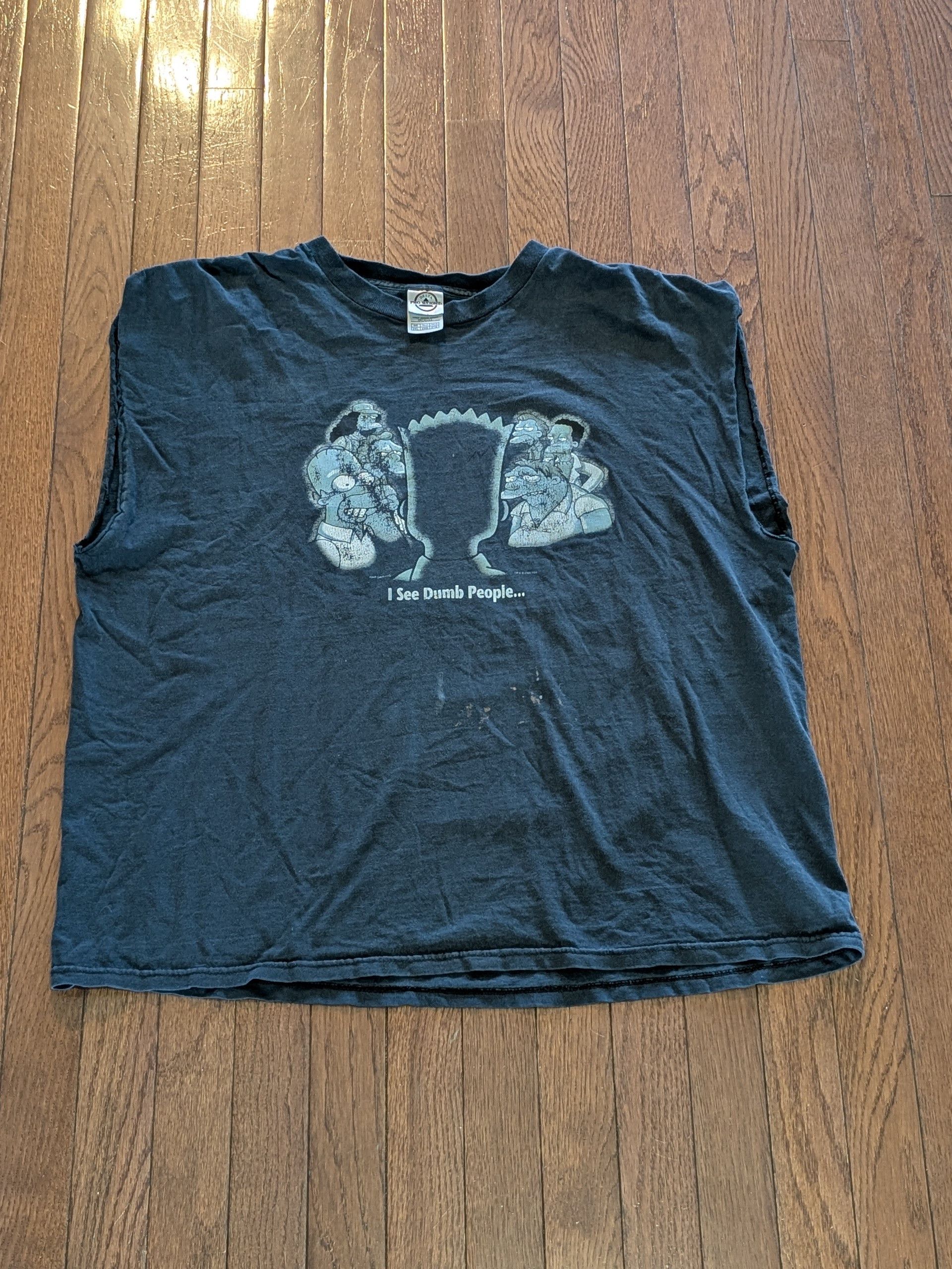Other Simpsons Sixth Sense 'I See Dumb People' Shirt Sz XXL Size US XXL / EU 58 / 5 - 1 Thumbnail
