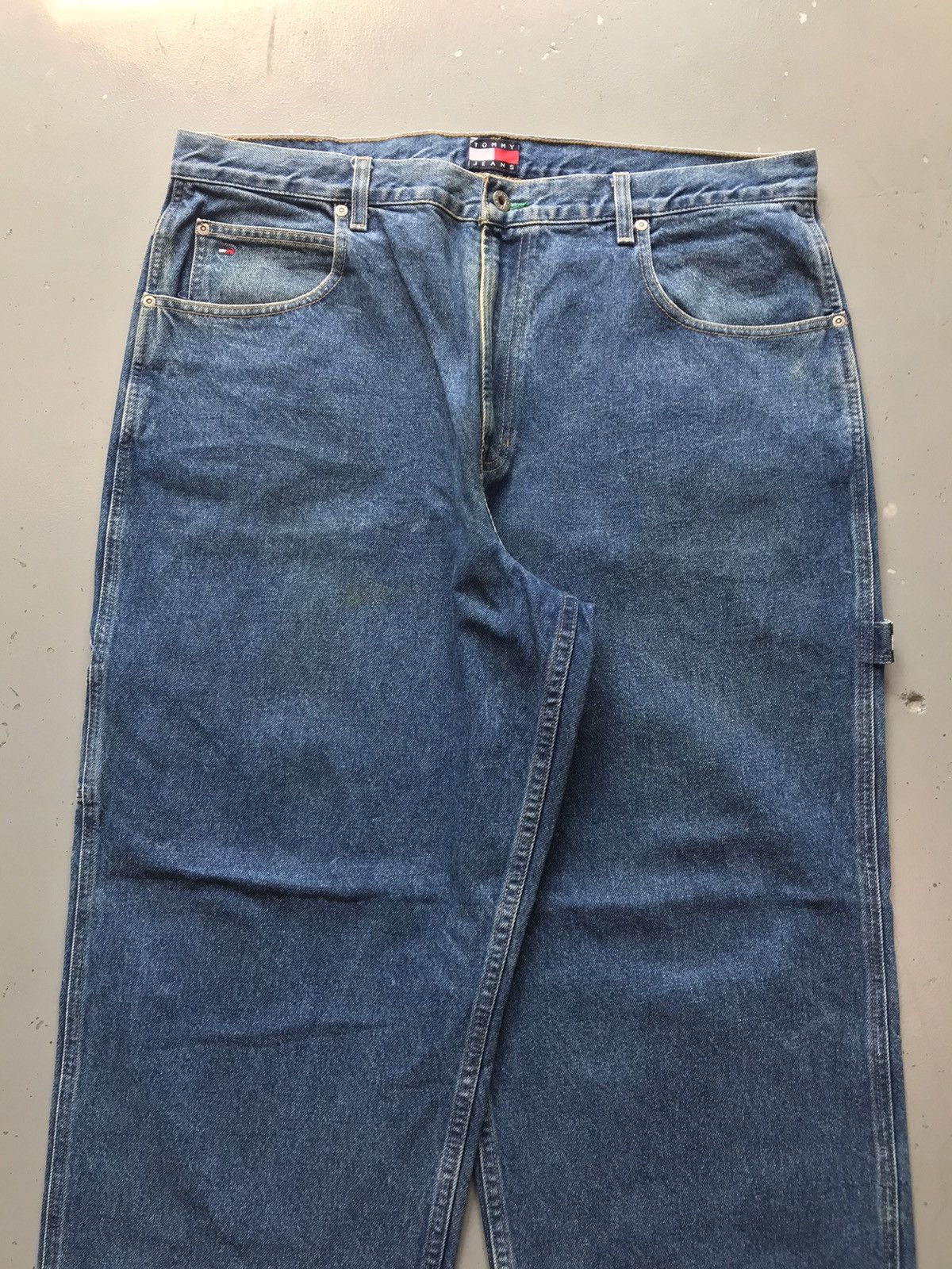 Tommy Hilfiger × Vintage Vintage Tommy Hilfiger baggy fit carpenter denim Size US 40 / EU 56 - 4 Thumbnail