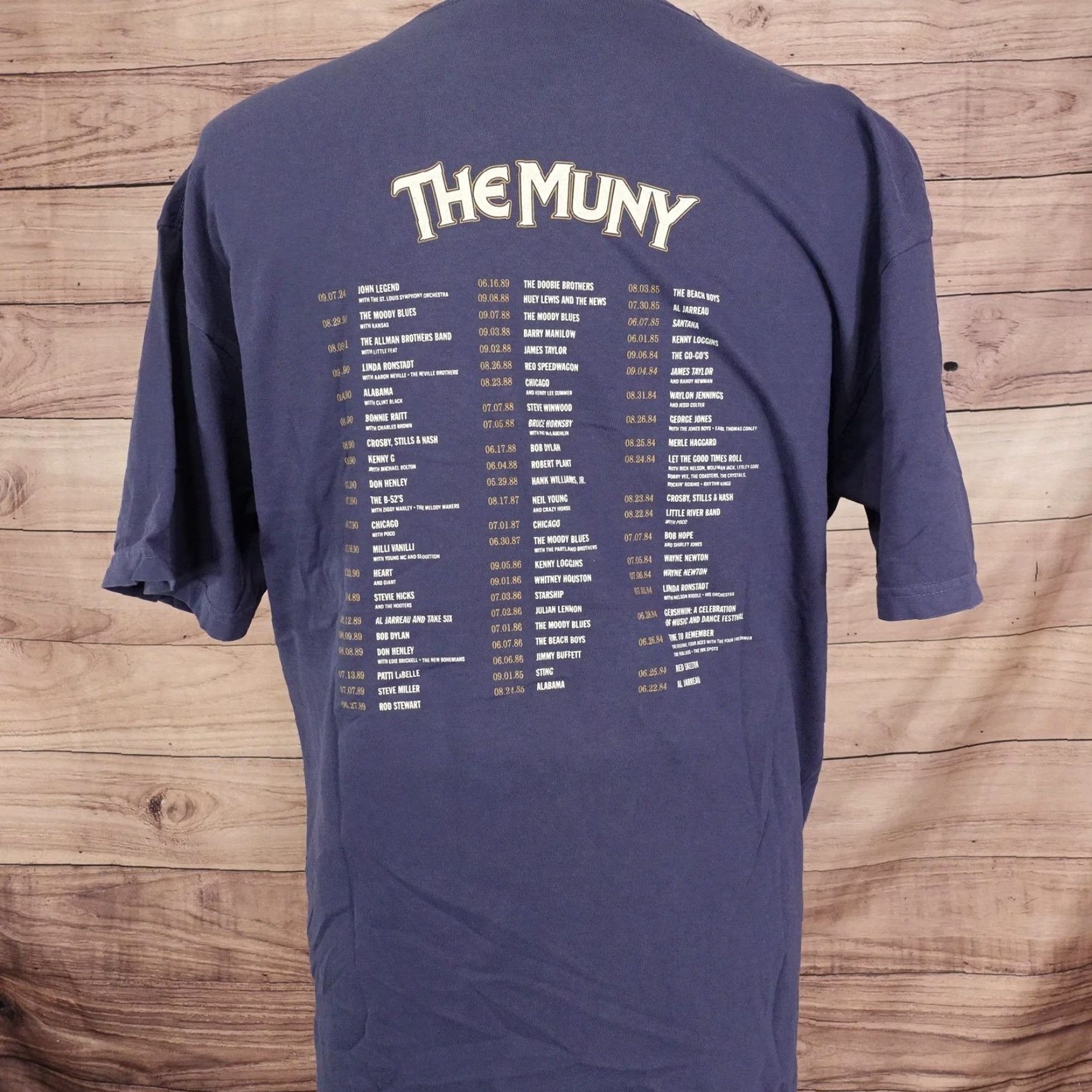 Comfort Colors The Muny John Legend Shirt Mens XL Blue Concert Graphic Tee 2024 St Louis New! Size US XL / EU 56 / 4 - 6 Thumbnail