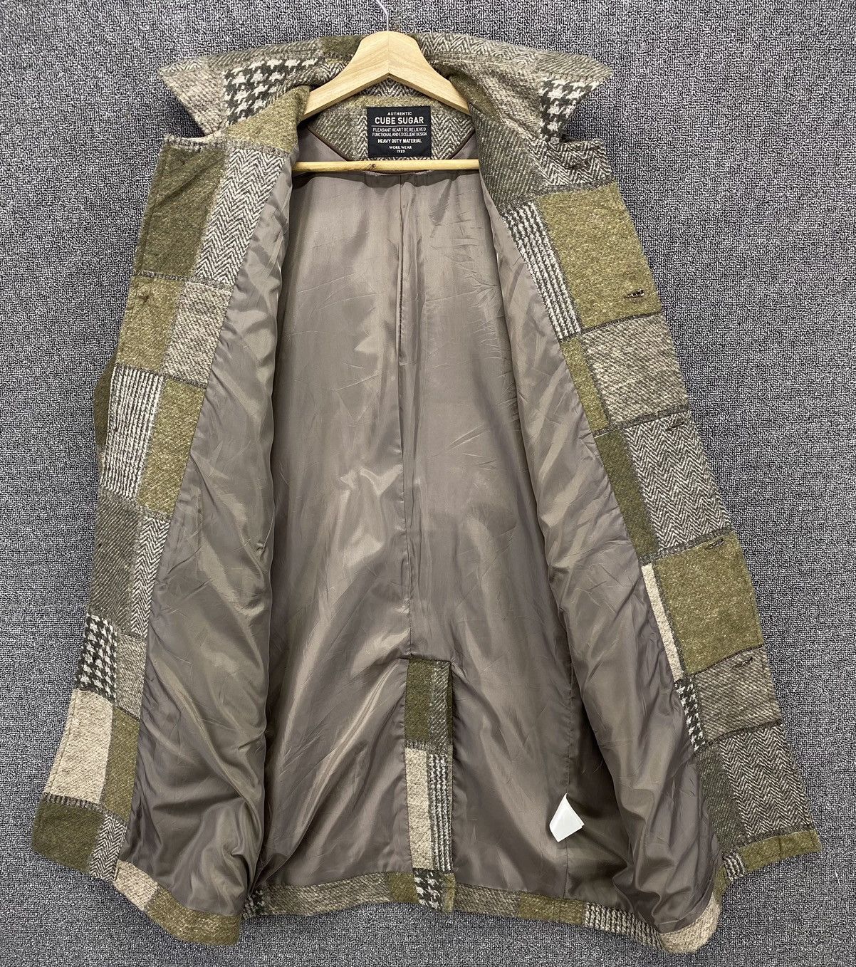 Japanese Brand Vintage Cube Sugar Patchwork Kapital Inspired Long Jacket Size US M / EU 48-50 / 2 - 6 Thumbnail