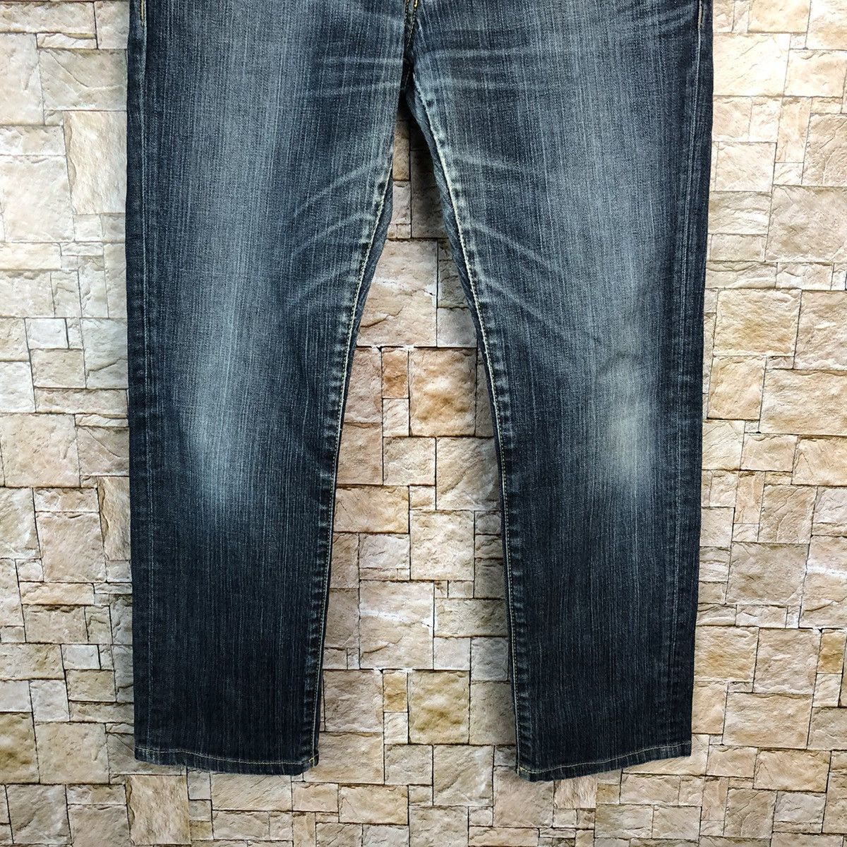 Uniqlo Uniqlo vintage Blue Denim Pants #7581 Size US 33 - 3 Thumbnail