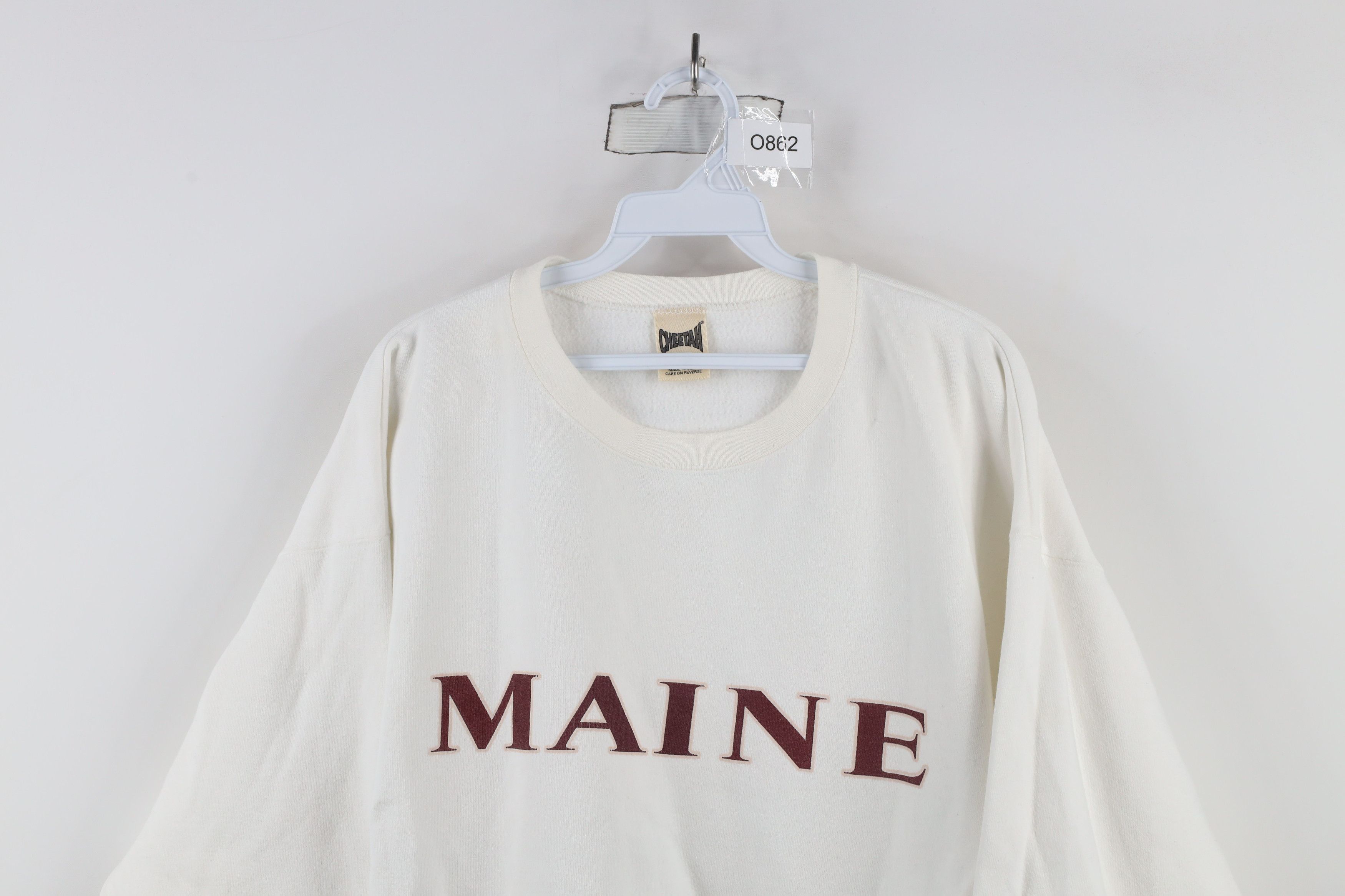 Vintage Vintage 90s Streetwear Spell Maine Crewneck Sweatshirt USA Size US L / EU 52-54 / 3 - 2 Thumbnail