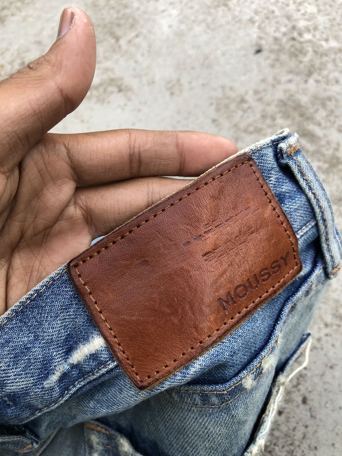Japanese Brand JAPANESSE MOUSSY CROPPED JEANS Size US 28 / EU 44 - 4 Thumbnail