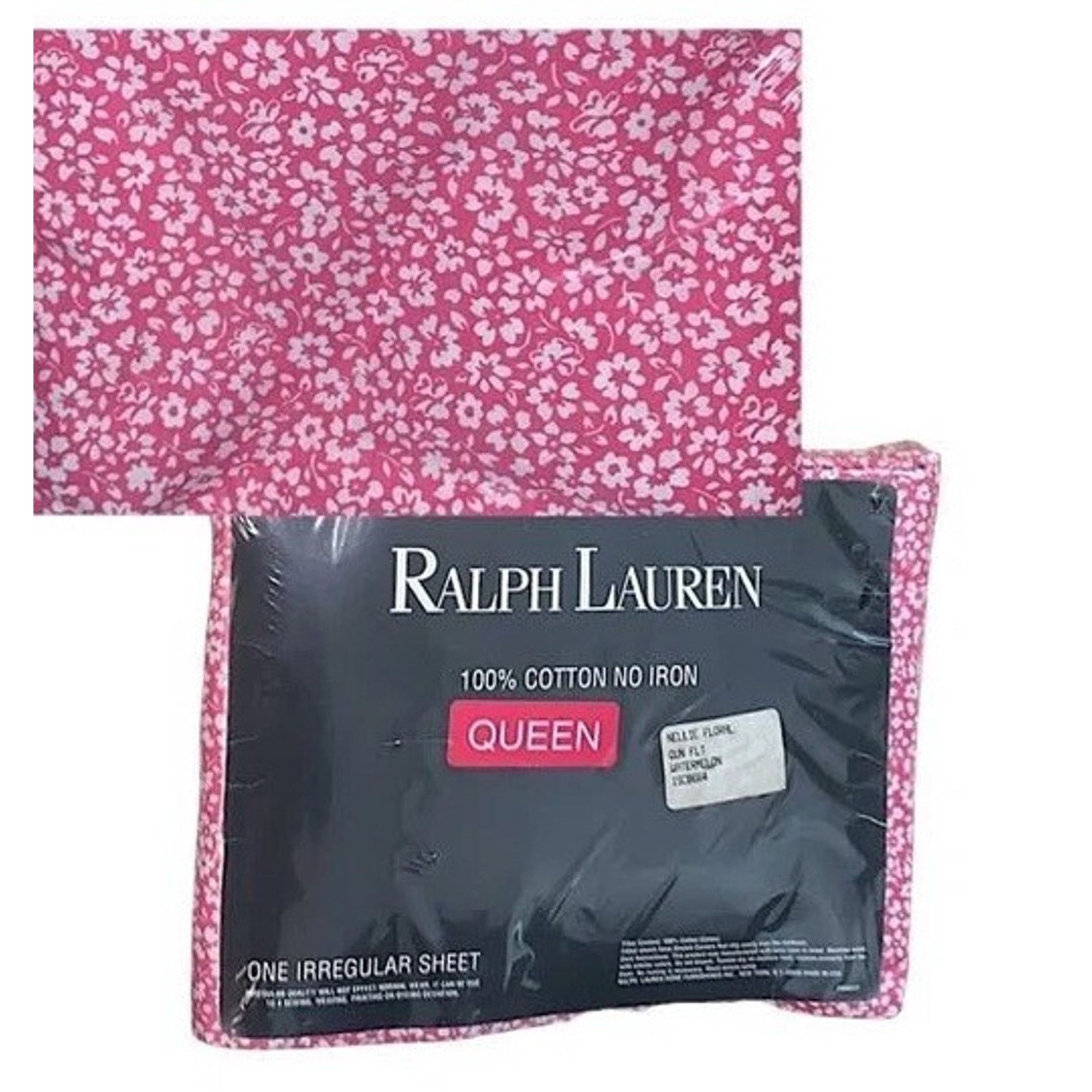NEW Ralph Lauren Nellie Floral Watermelon Queen Irregular