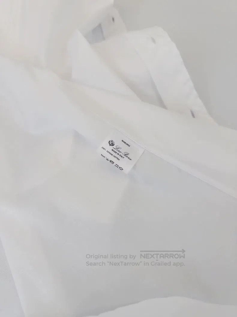 Loro Piana LORO PIANA Classic white shirt Size US M / EU 48-50 / 2 - 7 Thumbnail