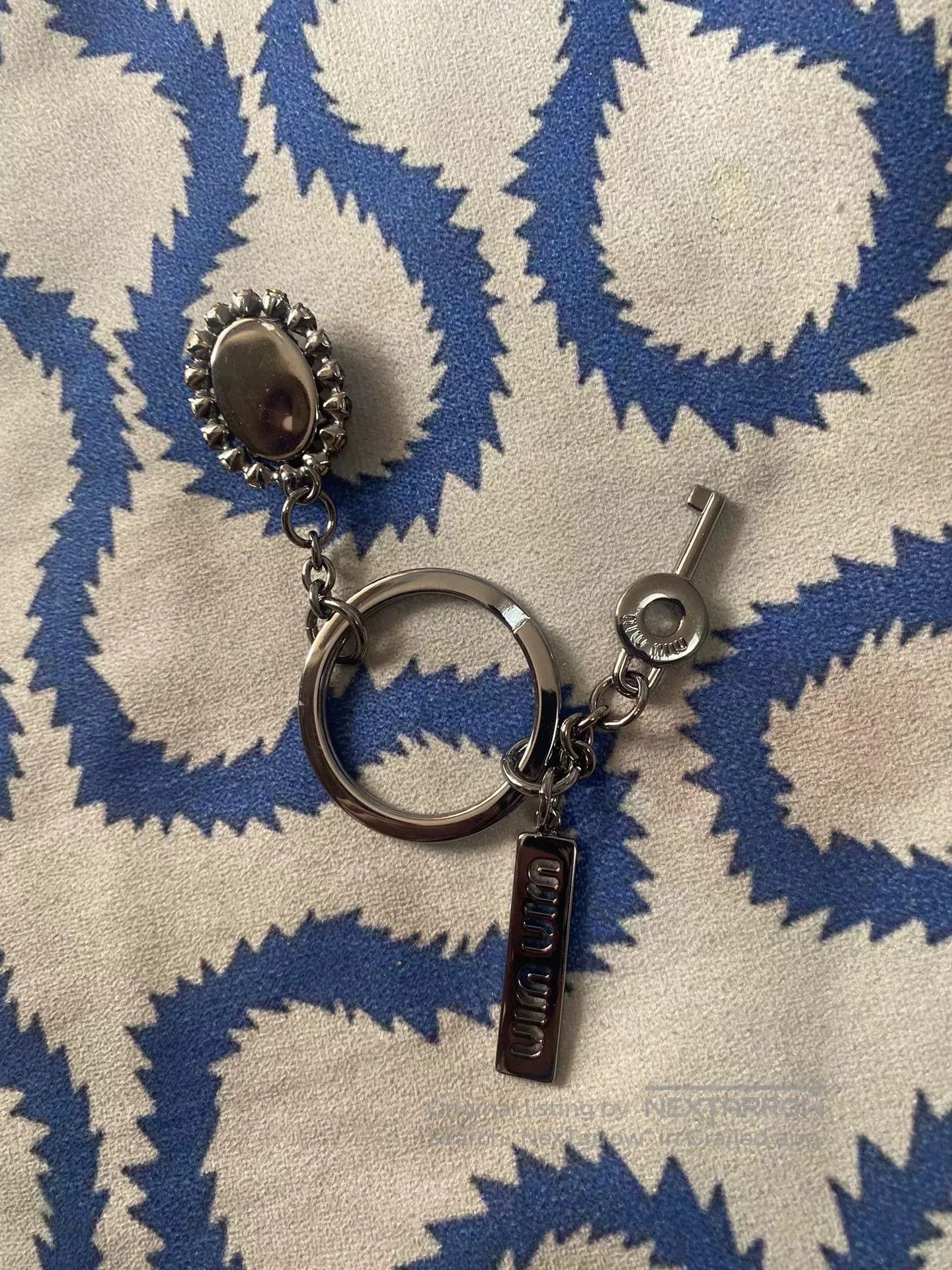 Vivienne Westwood Miu Miu Purple Gem Keychain. Size ONE SIZE - 3 Thumbnail