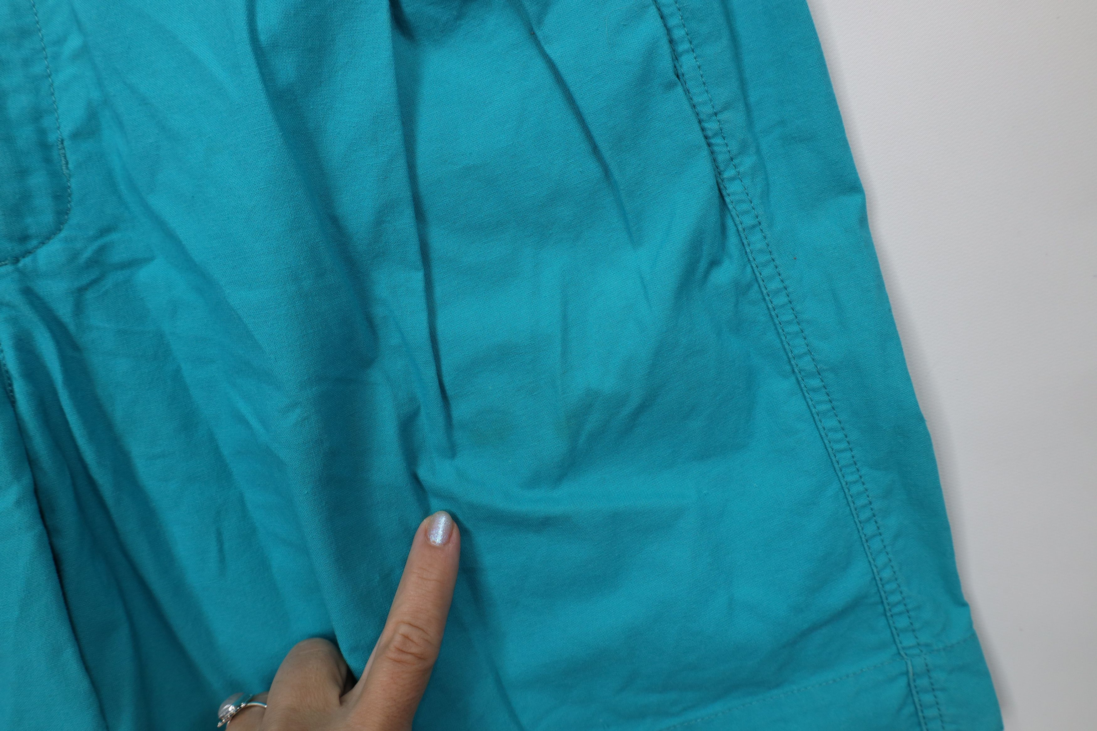 Levi's Vintage 80s 90s Levis Dockers Pleated High Waist Shorts Teal Size US 36 / EU 52 - 5 Thumbnail