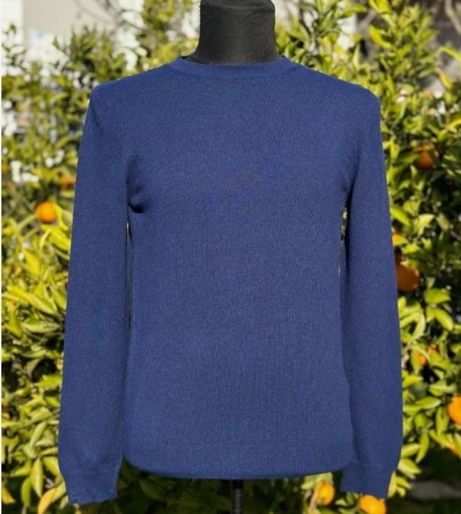 Bottega Veneta Bottega Veneta Women 100% Cashmere Knit Sweater IT44 Blue Size US S / EU 44-46 / 1 - 5 Thumbnail