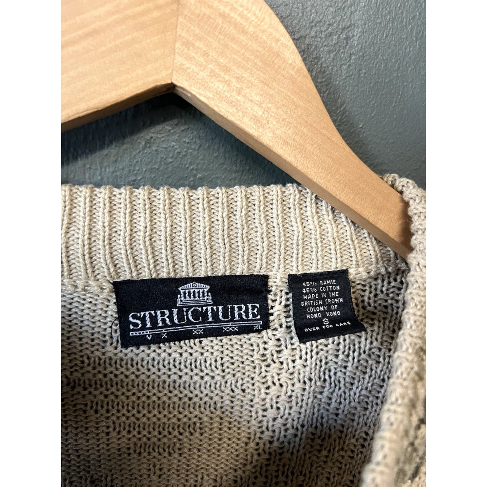 Vintage VINTAGE Structure Mens Brown Pullover Knitted Aztech Print Sweatshirt Size S Size US S / EU 44-46 / 1 - 3 Thumbnail