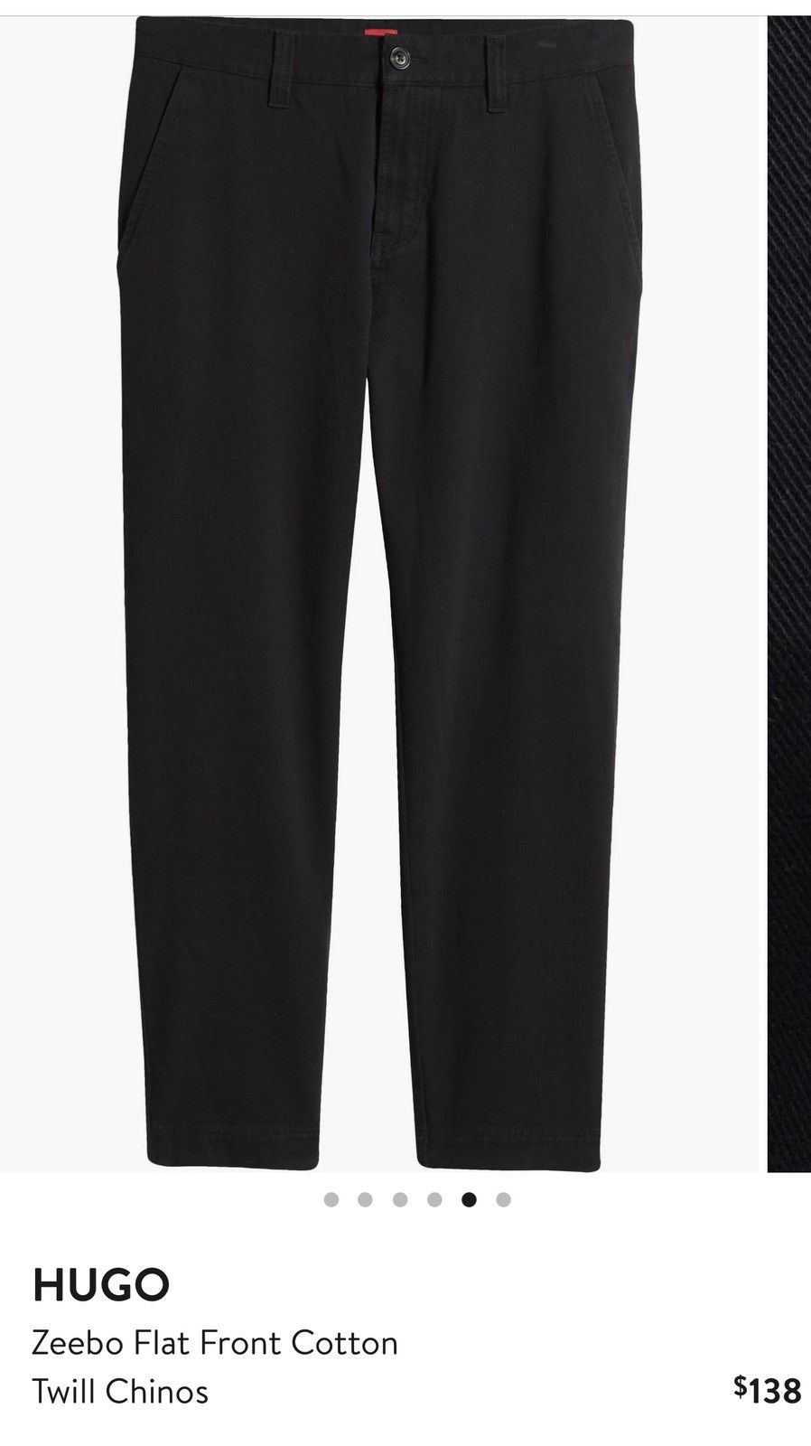 Hugo Boss Hugo boss mens black pants Zeebo New 32x32 Size US 32 / EU 48 - 6 Thumbnail