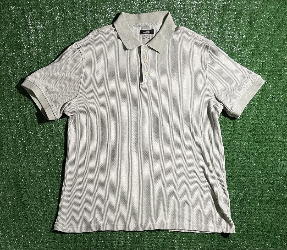 Alfani Alfani 1/4 Button Up Shirt Size US XL / EU 56 / 4 - 1 Thumbnail
