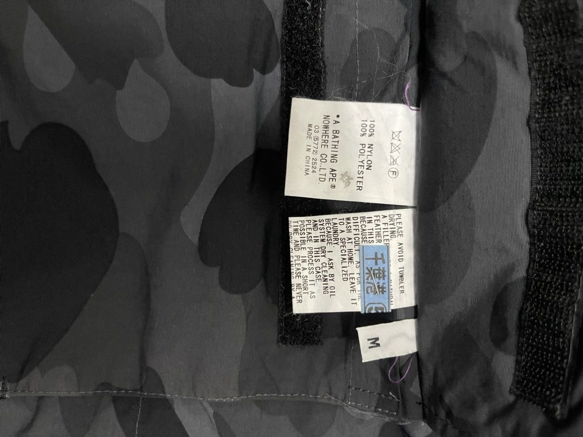 Bape A Bathing Ape Revesible Puffer Jacket Black & White Camo Size US M / EU 48-50 / 2 - 20 Thumbnail