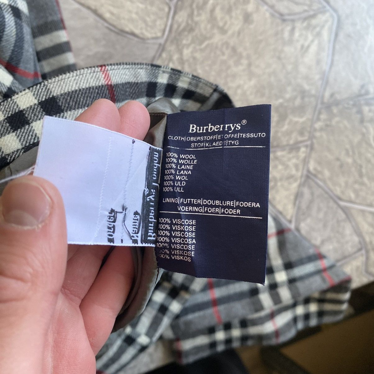 Burberry Vintage Burberrys Nova Check Wool Archival Burberry Pants Size US 34 / EU 50 - 10 Thumbnail