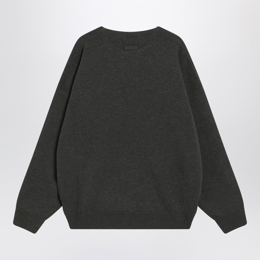 Fear of God o1d2blof0226 Wool Crewneck Sweater in Faded Black Size US L / EU 52-54 / 3 - 2 Thumbnail