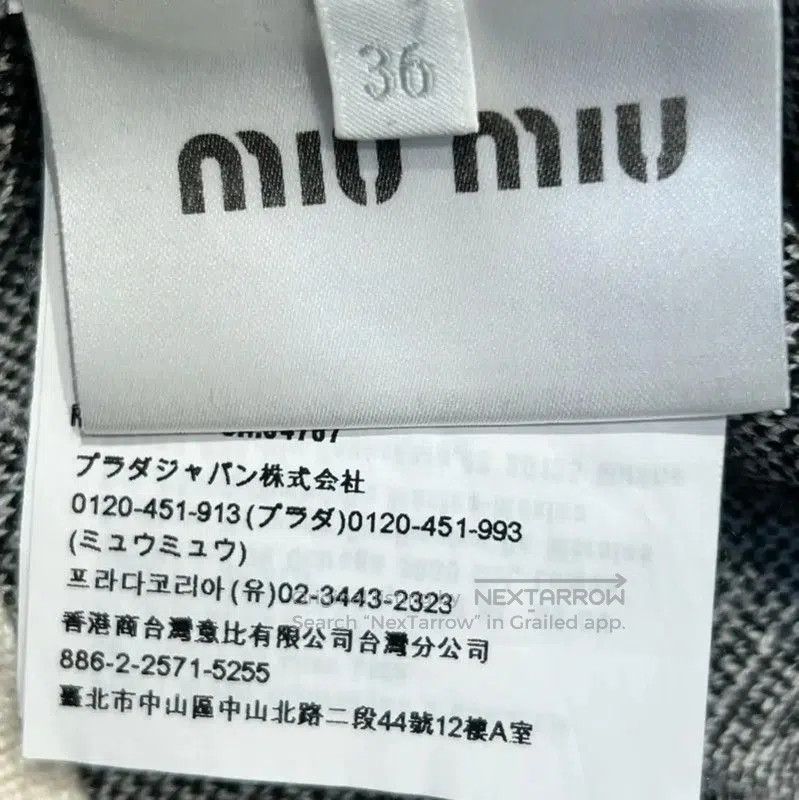 Miu Miu Miu Miu Color-Blocked Cotton Blend Sweatshirt . Size L / US 10 / IT 46 - 5 Thumbnail