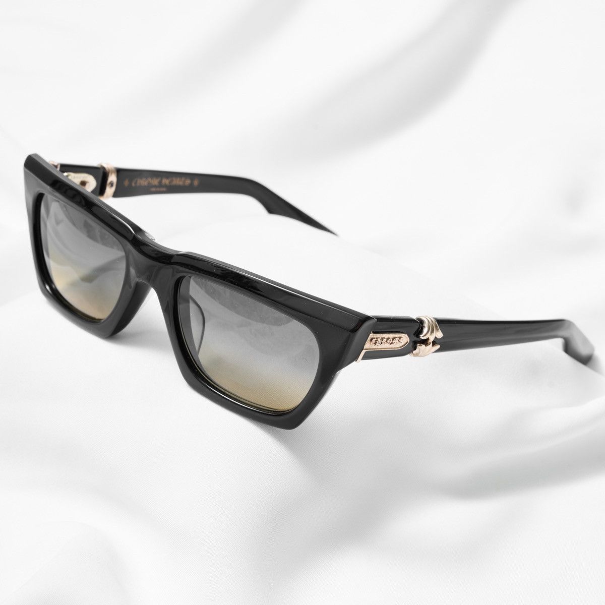 Chrome Hearts CHROME HEARTS CLITERALLY BLACK -18KGP SUNGLASSES Size ONE SIZE - 2 Thumbnail