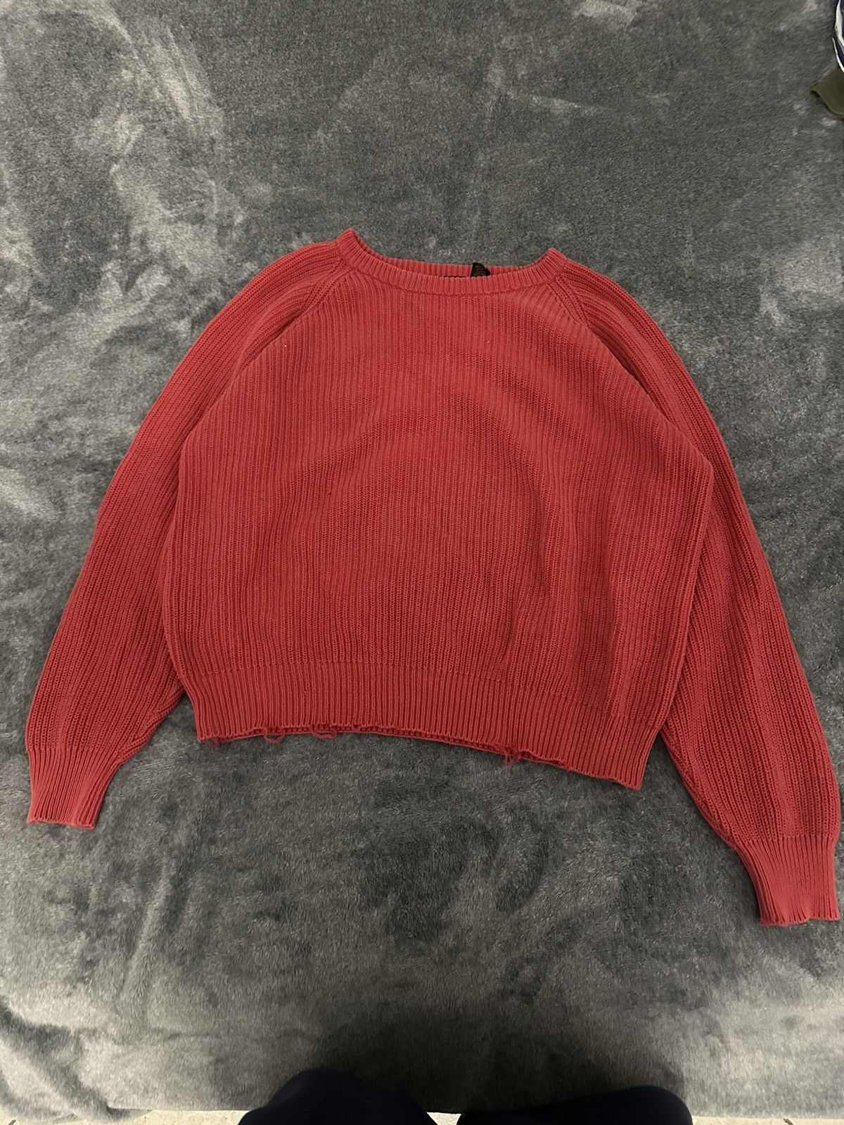 Vintage Vintage Eddie Bauer red knit sweater Size US L / EU 52-54 / 3 - 1 Thumbnail