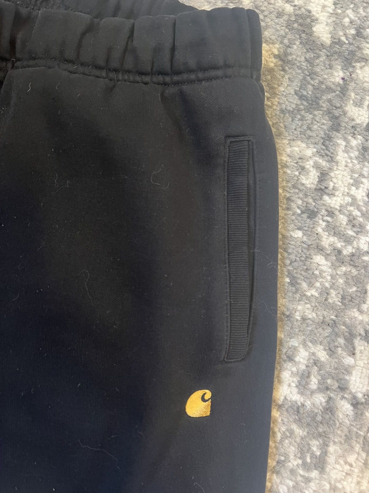 Carhartt Wip CARHARTT WIP - CHASE SWEATPANTS - BLACK - SIZE LARGE Size US 44 / EU 60 - 4 Thumbnail