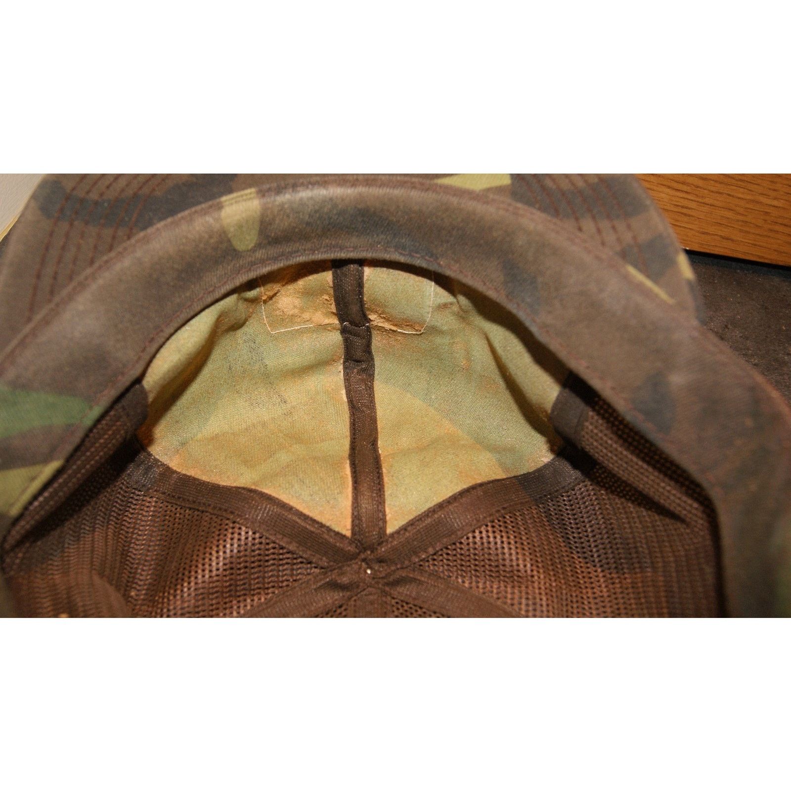 Vintage VTG Patch Brown Camo Mesh Trucker Hat Cap KProdcuts USA Size ONE SIZE - 8 Thumbnail