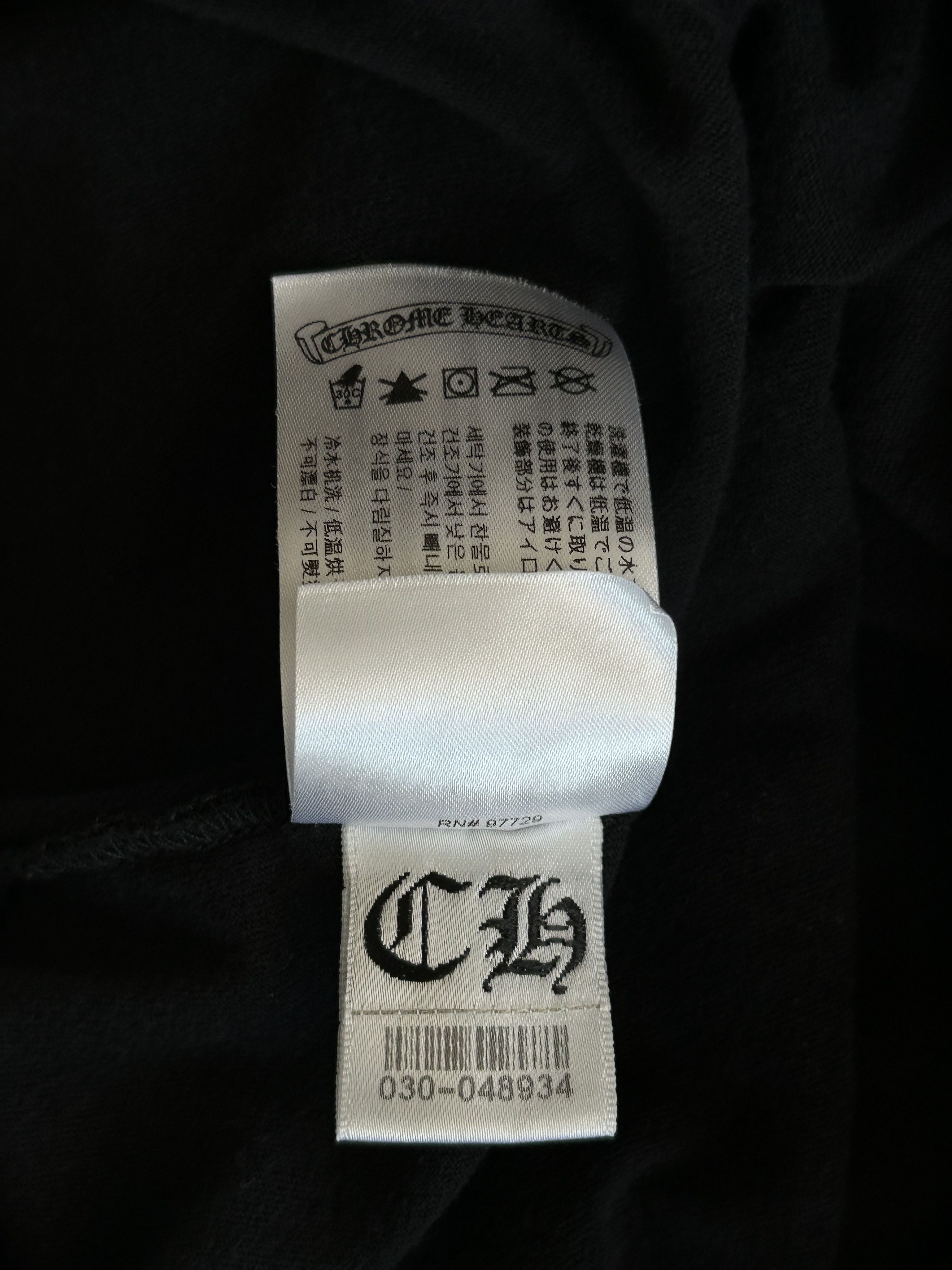 Chrome Hearts Chrome Hearts Black Racing Stripes Longsleeve T-Shirt Size US M / EU 48-50 / 2 - 7 Thumbnail