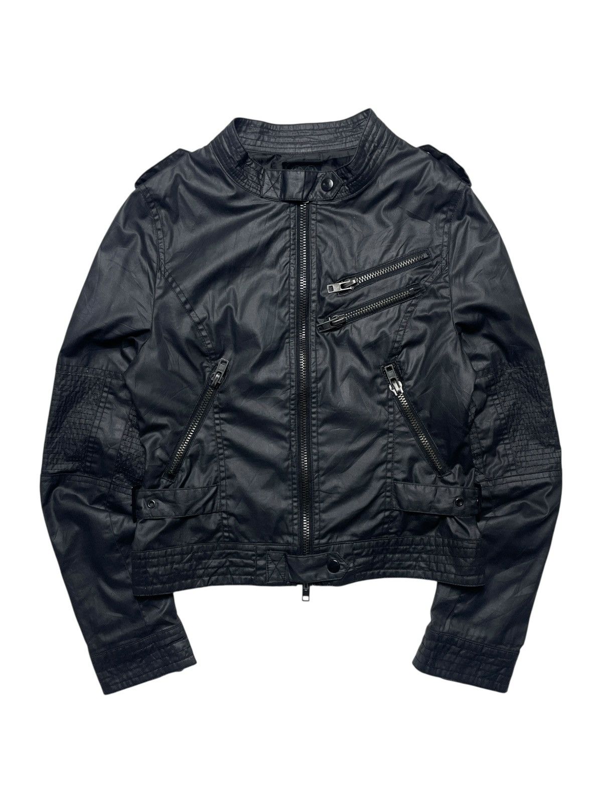 14th Addiction 2000’s Zelos - Multi zip Bondage Bikers Jacket Size US XS / EU 42 / 0 - 1 Thumbnail