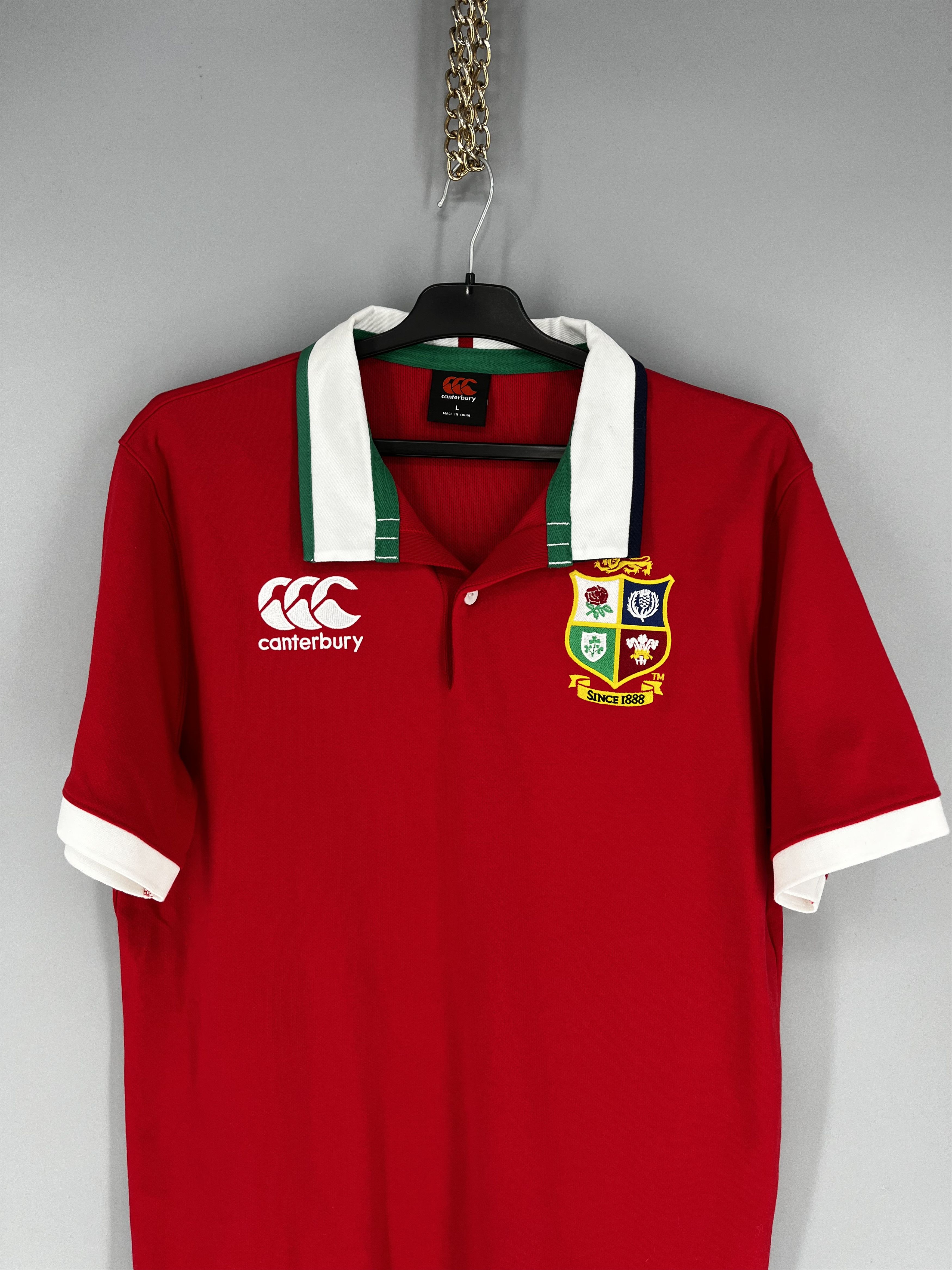 Canterbury of New Zealand Canterbury British & Irish Lions Rugby Polo Shirt Men's Size US L / EU 52-54 / 3 - 6 Thumbnail