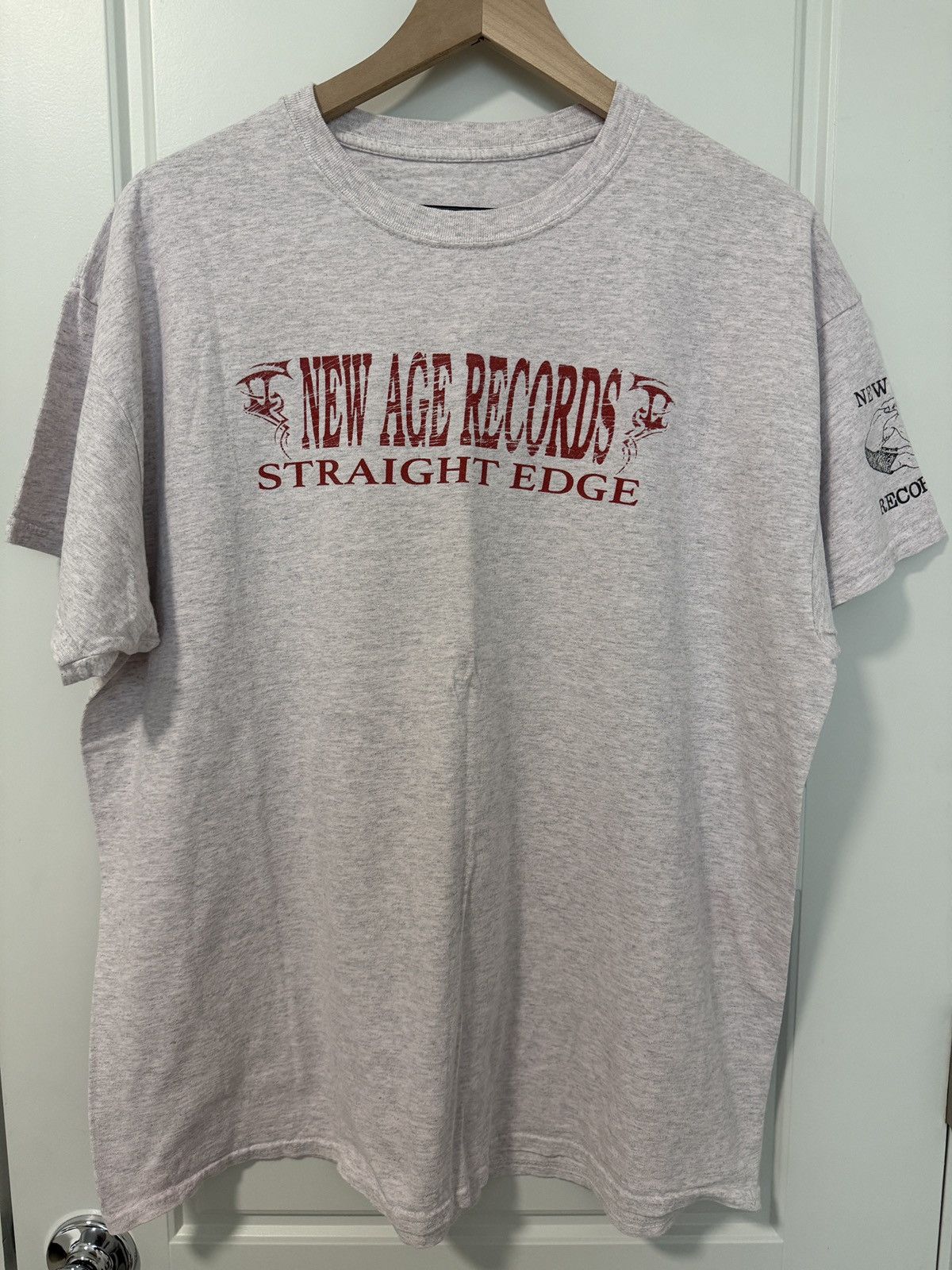 Vintage NEW AGE RECORDS straight edge Size US XL / EU 56 / 4 - 1 Thumbnail
